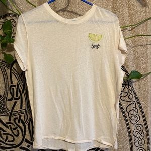 We The Free Cream Tee Shirt Size M